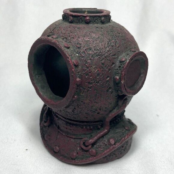 Top Fin Scuba Helmet Fish Tank Decoration Hideaway Small 3"T x 2.5"W x 2.5"L - Picture 7 of 8